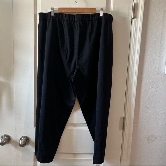 Eileen Fisher Lyocell Crepe Pull On Pants - Picture 2 of 10